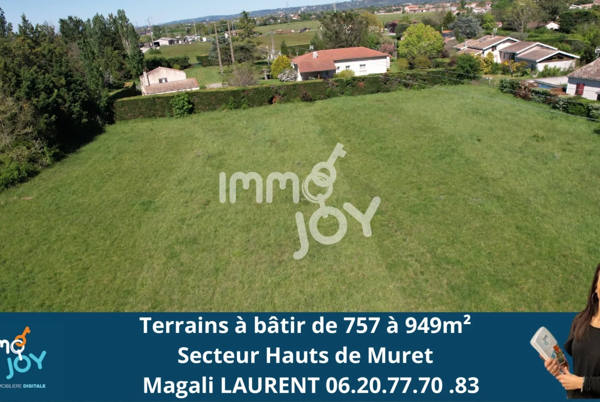 Terrains viabilisés à vendre à Muret - Opportunité de construction 