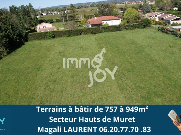 Terrains viabilisés à vendre à Muret - Opportunité de construction