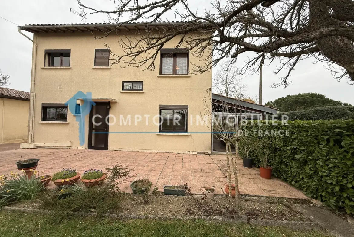 Maison T6 de 130 m² avec grand terrain divisible à Lapeyrouse Fossat 