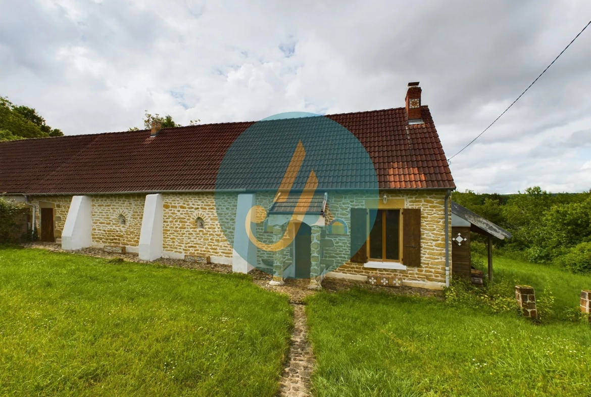 Longère authentique avec grands volumes à Vaux-d'Amognes – Cadre paisible en campagne 