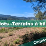 Deux terrains à bâtir avec permis validé à Cuges-les-Pins, vue campagne