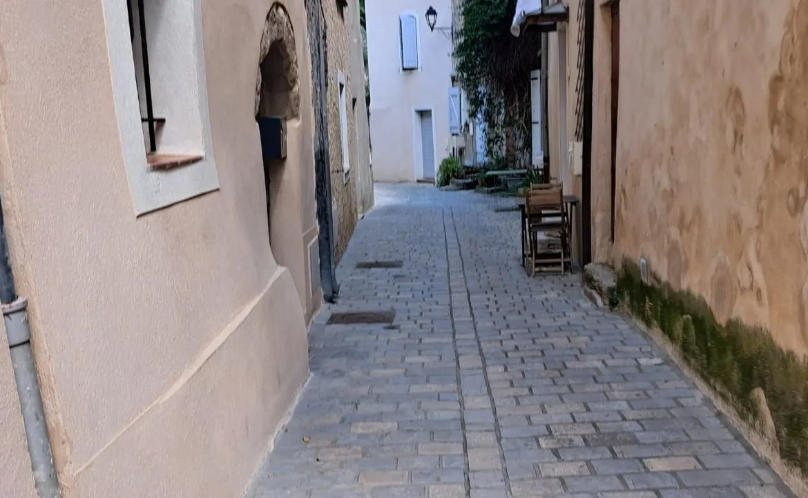 Charmante maison de village à vendre à Puyloubier avec stationnement ou jardinet 