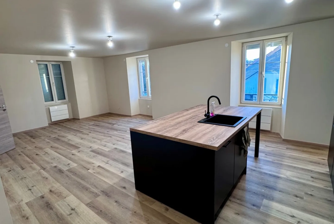 Appartement rénové de 78 m² à Châlonvillars, investissement locatif sécurisé 
