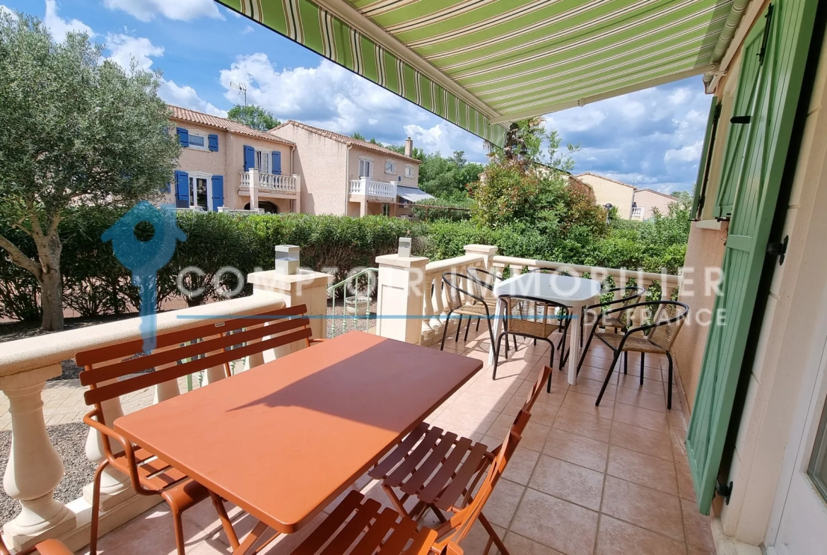 Villa de 73 m2 avec 3 chambres dans domaine sécurisé à Vidauban, Var 