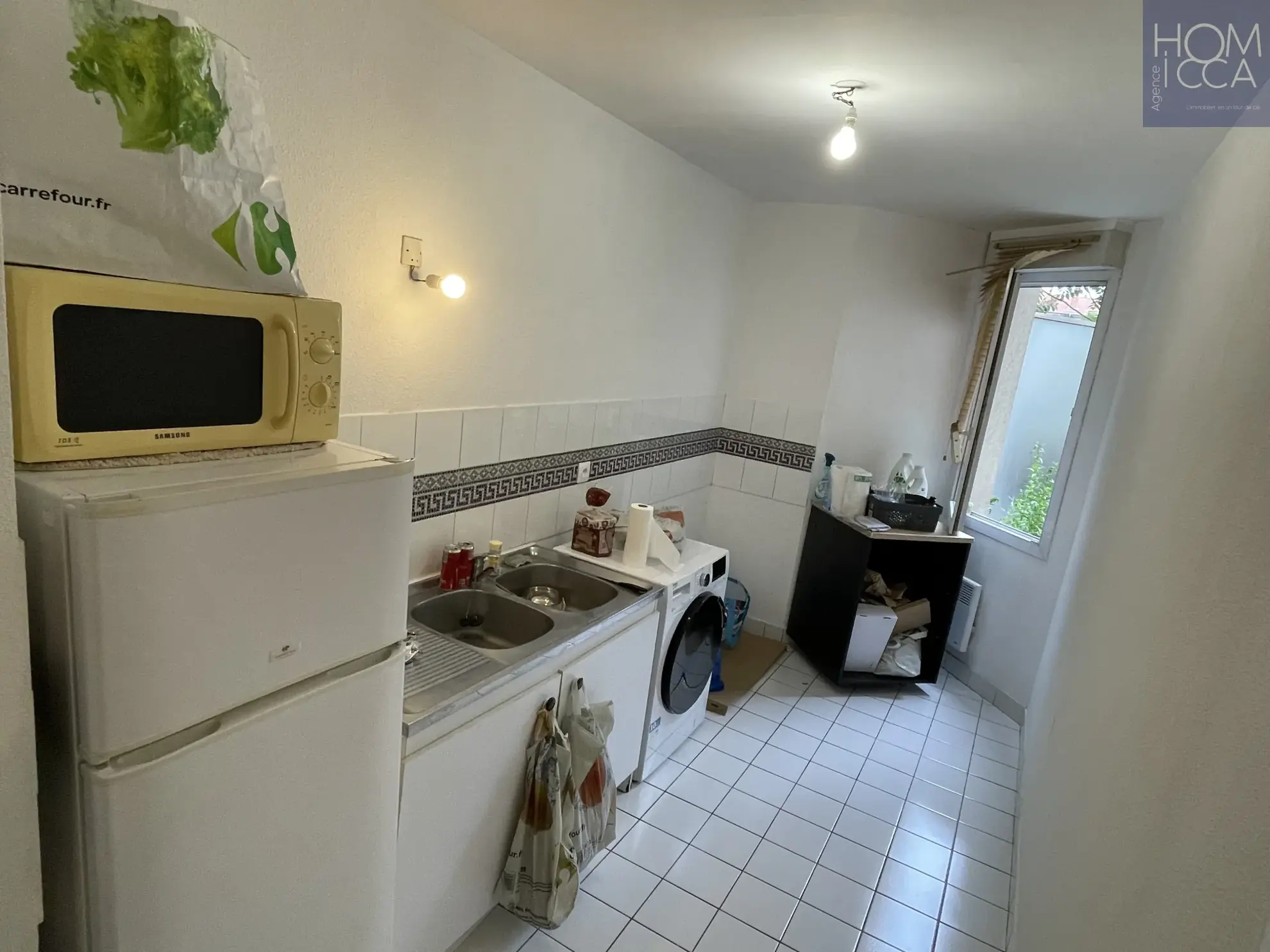 Comme neuf, T2 lumineux de 52,54 m² avec balcon, cave et garage à Villeurbanne, proximité métro Charpennes 