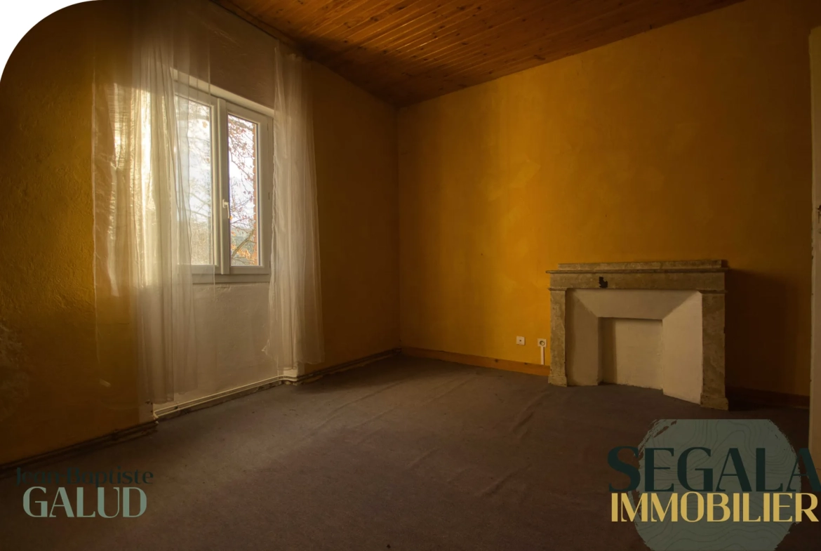 Maison bourgeoise avec local commercial et jardin à Blaye-les-Mines 