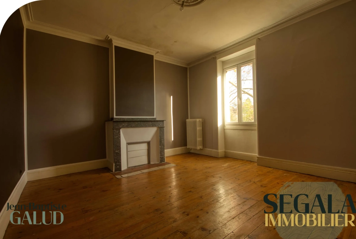 Maison bourgeoise avec local commercial et jardin à Blaye-les-Mines 