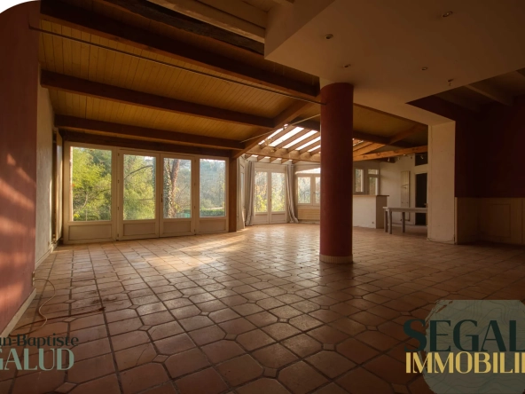 Maison bourgeoise avec local commercial et jardin à Blaye-les-Mines