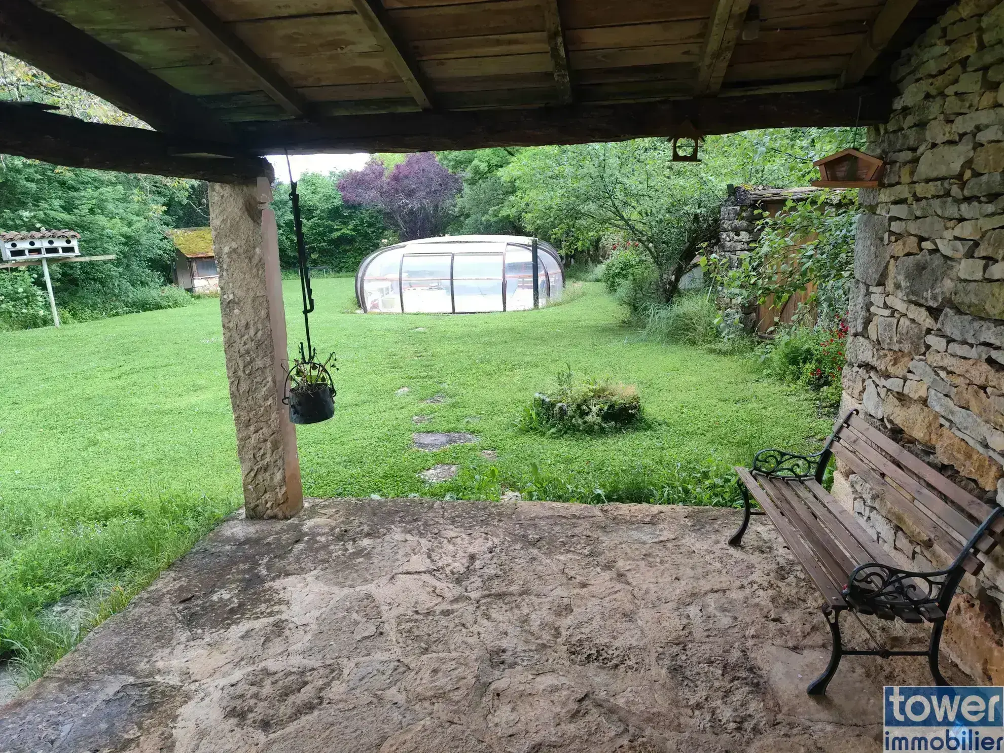 Longère en pierre avec piscine à Martiel - Charmante maison de 183 m2 