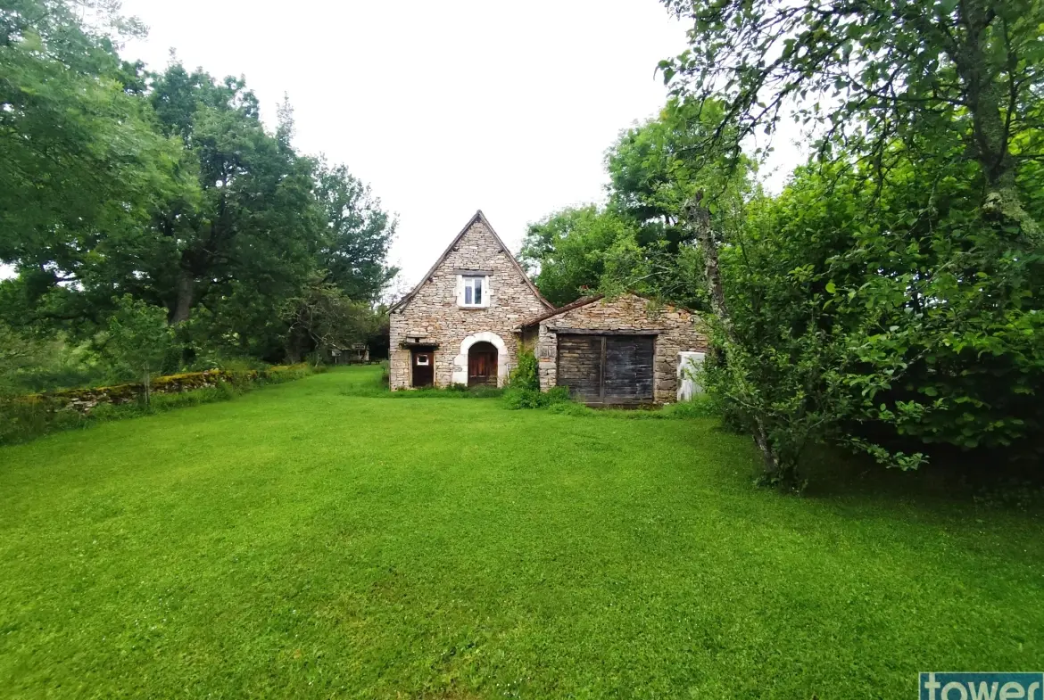 Longère en pierre avec piscine à Martiel - Charmante maison de 183 m2 