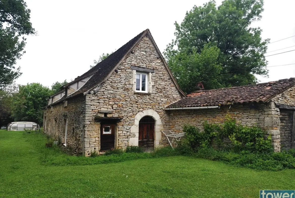 Longère en pierre avec piscine à Martiel - Charmante maison de 183 m2 