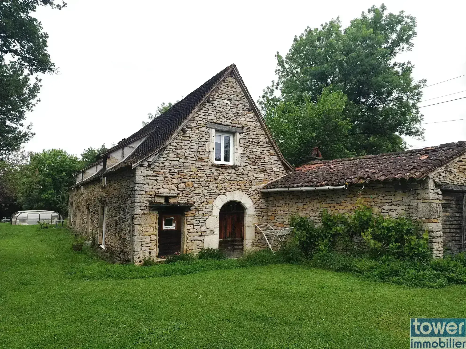 Longère en pierre avec piscine à Martiel - Charmante maison de 183 m2 