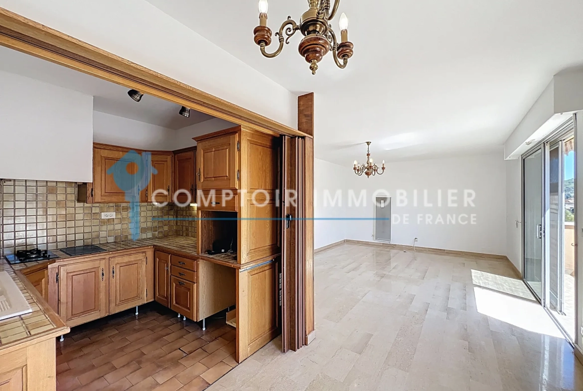 Bel appartement T3 avec vue à Apt – garage, balcon et résidence calme 