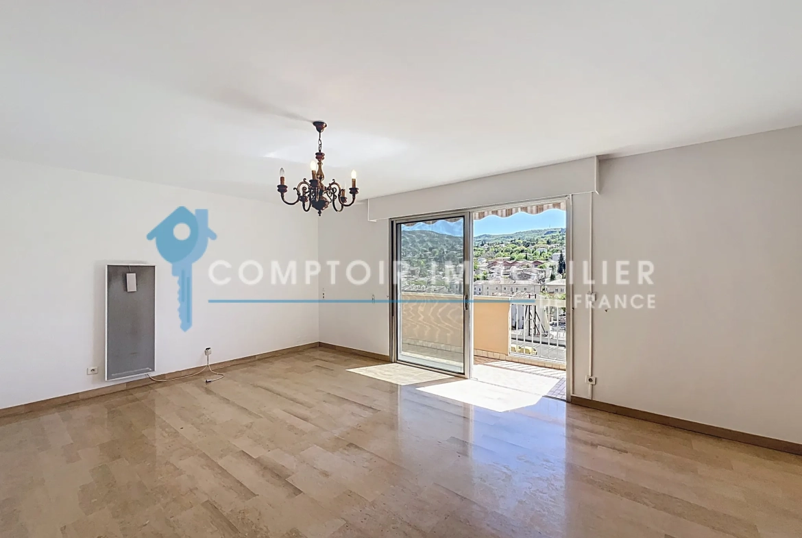 Bel appartement T3 avec vue à Apt – garage, balcon et résidence calme 