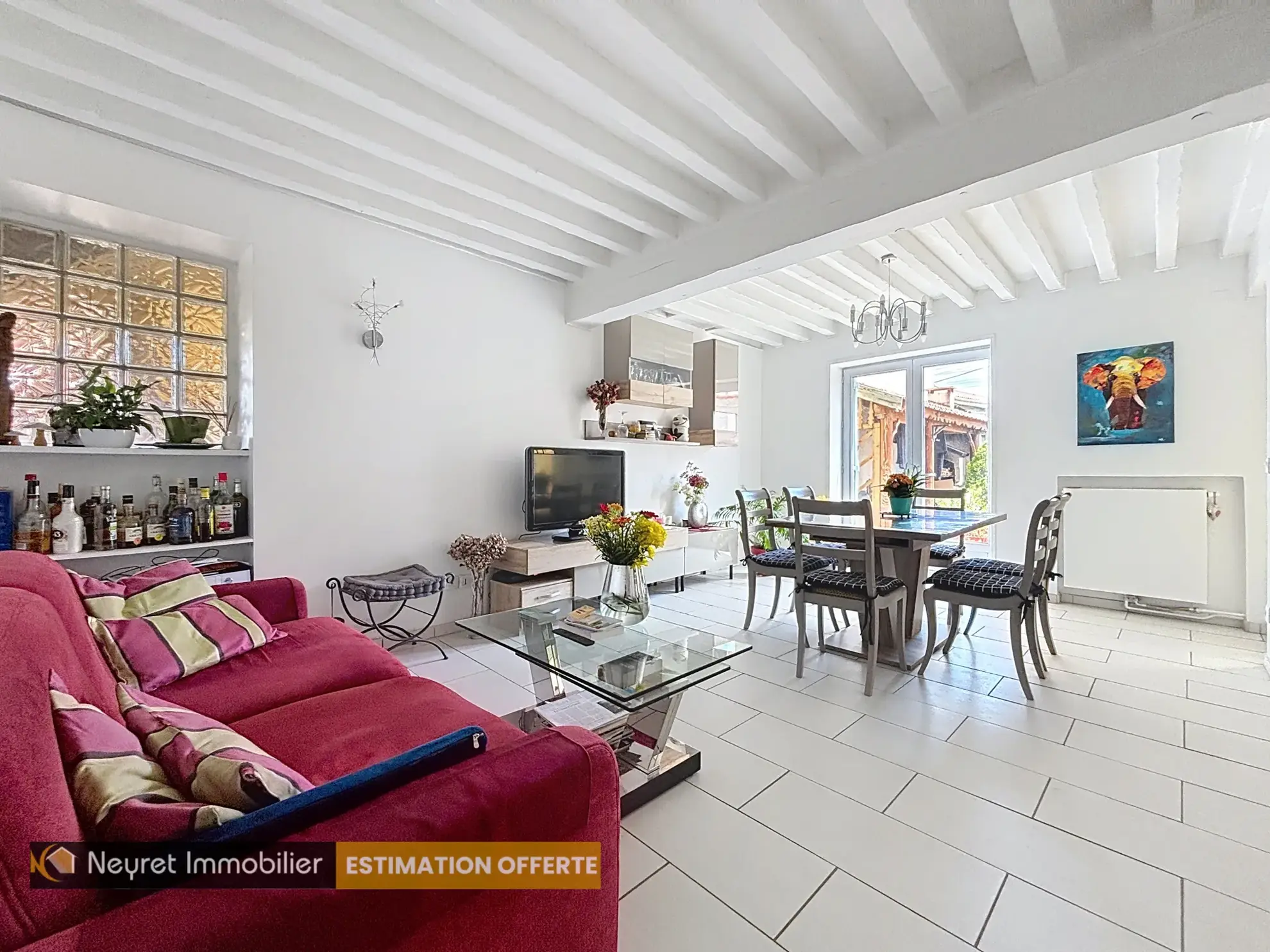 Maison de village avec jardin et terrasse à Givors Bans 