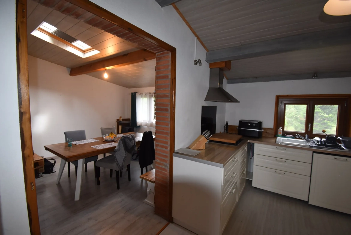 Charmante Maison de Village à Mazères - 113 m² avec Jardin et Garage 