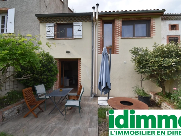 Charmante Maison de Village à Mazères - 113 m² avec Jardin et Garage