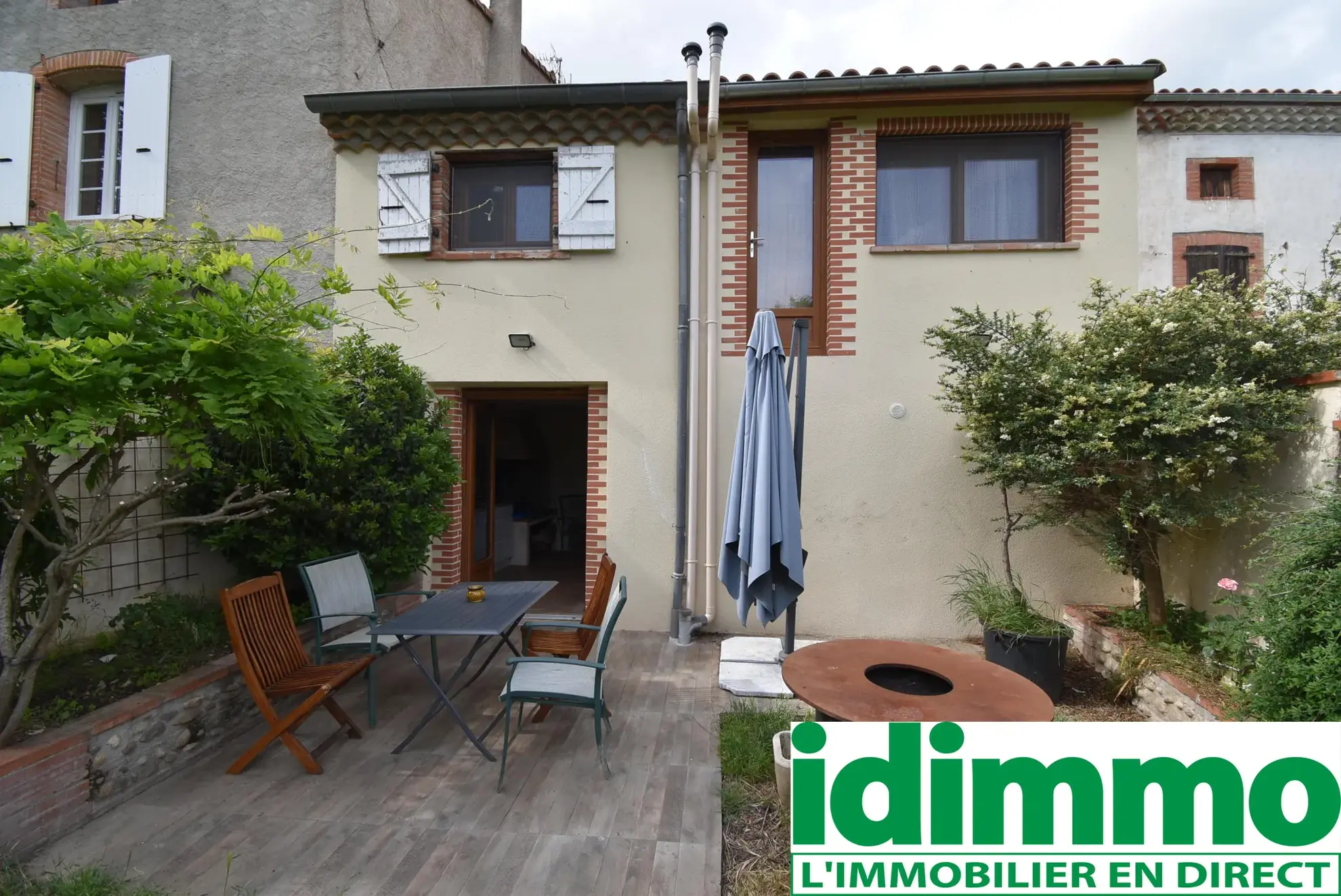 Charmante Maison de Village à Mazères - 113 m² avec Jardin et Garage 