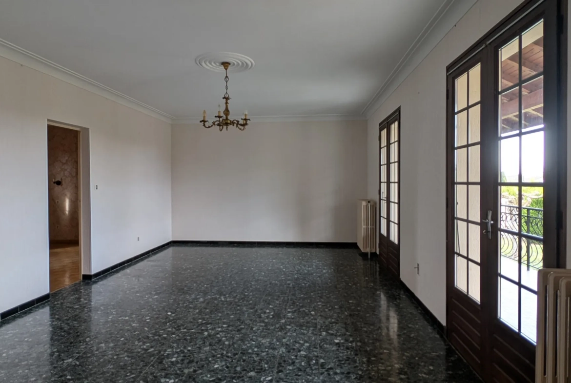 Maison T4 avec grand sous-sol et jardin clos à Villematier 