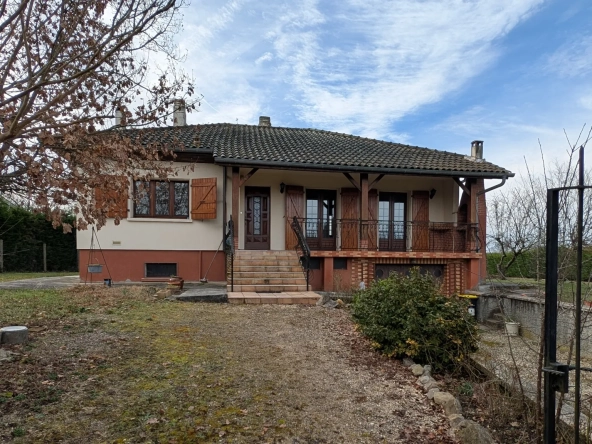 Maison T4 avec grand sous-sol et jardin clos à Villematier