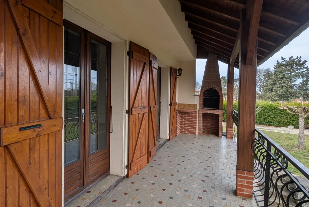 Maison T4 avec grand sous-sol et jardin clos à Villematier 