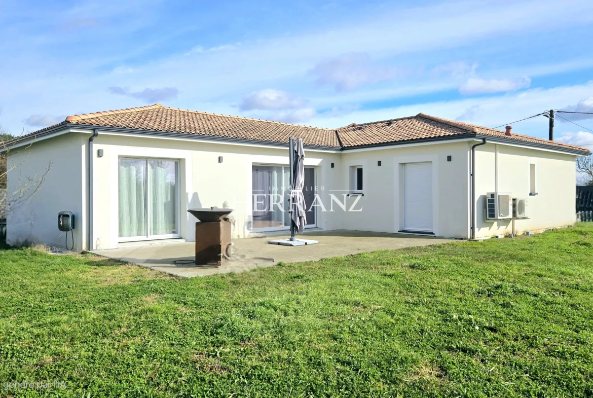 Belle maison contemporaine de 125 m² à Sainte-Magne-de-Castillon avec terrain clos 