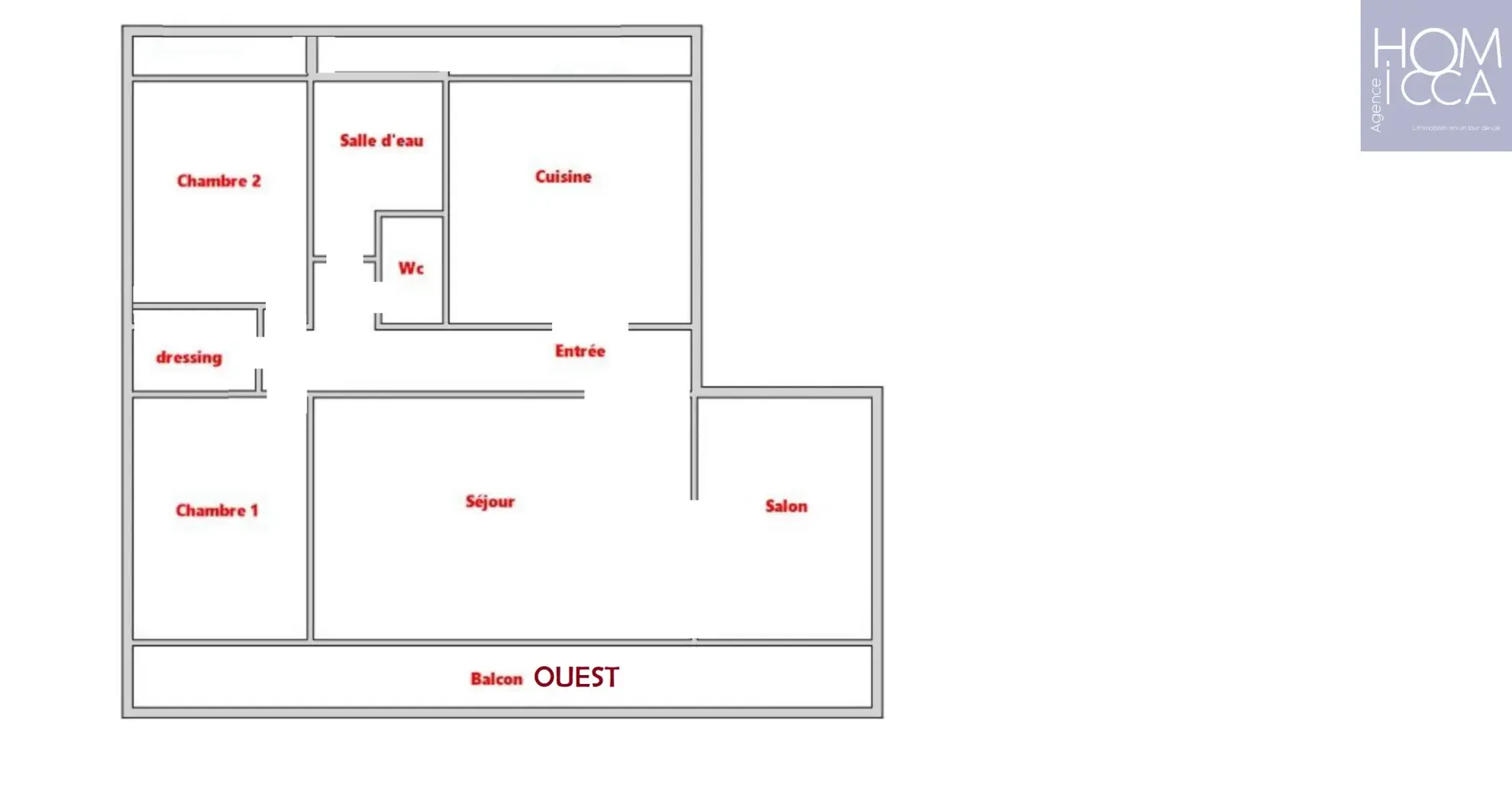 Appartement T3/T4 de 71,31 m² avec Balcon, Cave et Parking à Sainte-Foy-lès-Lyon 