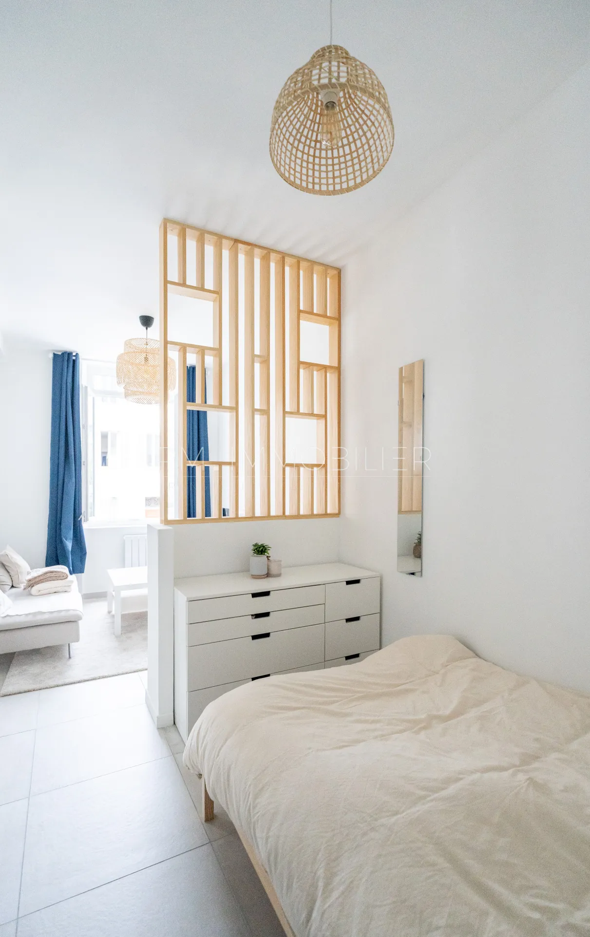 Appartement rénové de 35 m² dans le quartier du Palais de Justice à Marseille 