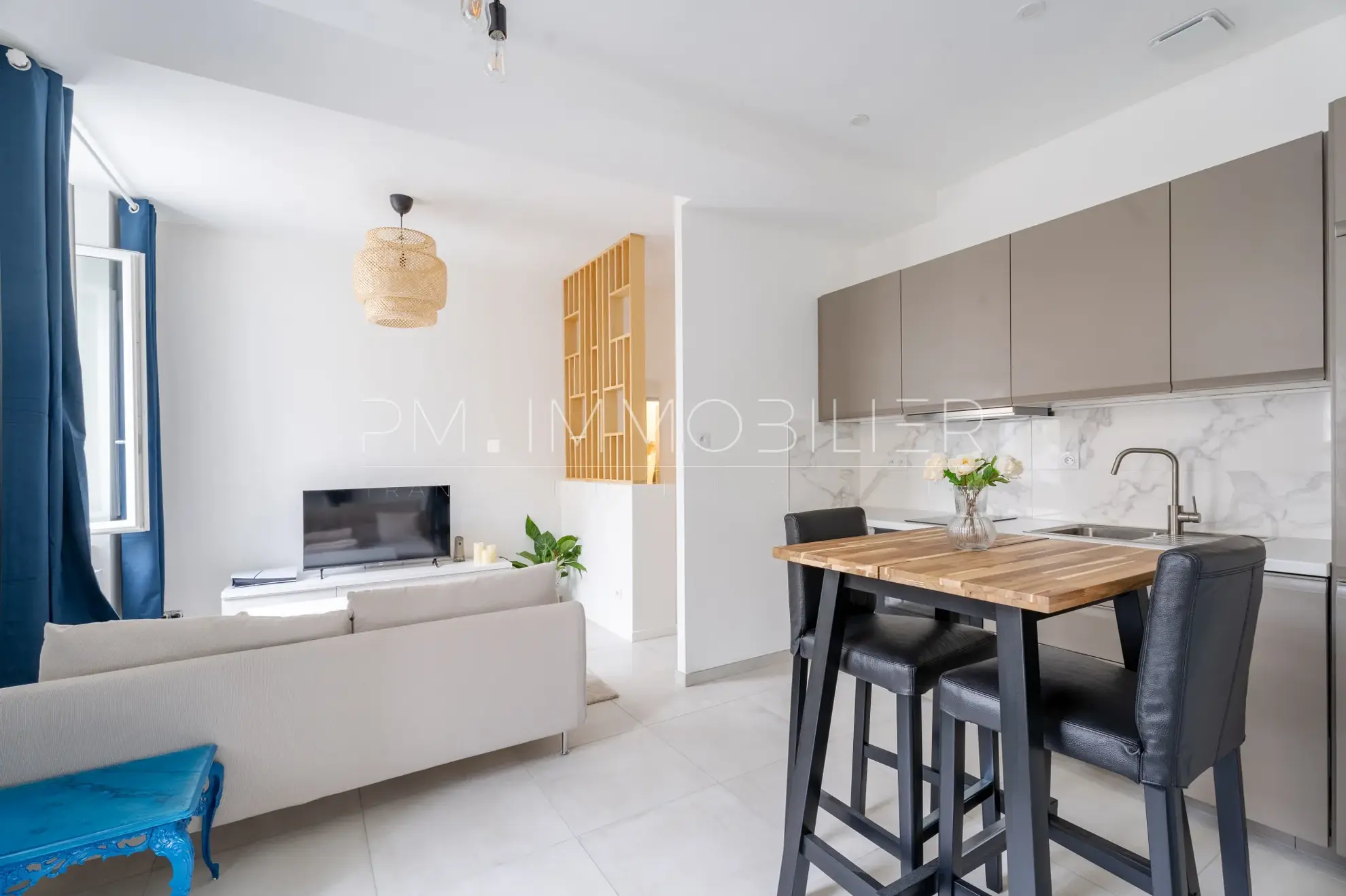 Appartement rénové de 35 m² dans le quartier du Palais de Justice à Marseille 