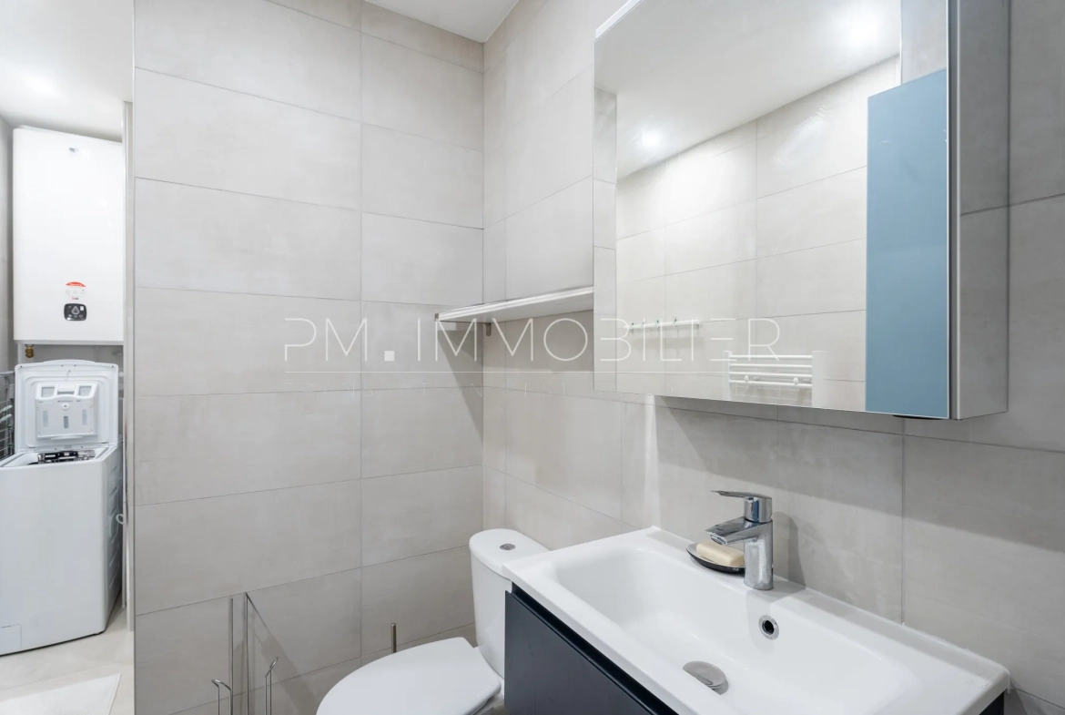 Appartement rénové de 35 m² dans le quartier du Palais de Justice à Marseille 