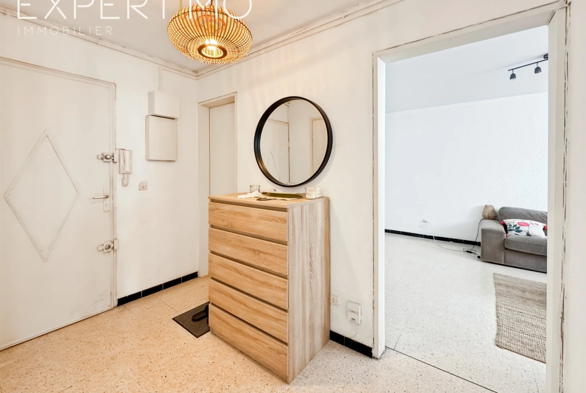 Appartement T2 à Montpellier de 47,5 m² avec loggia, parking et cave 