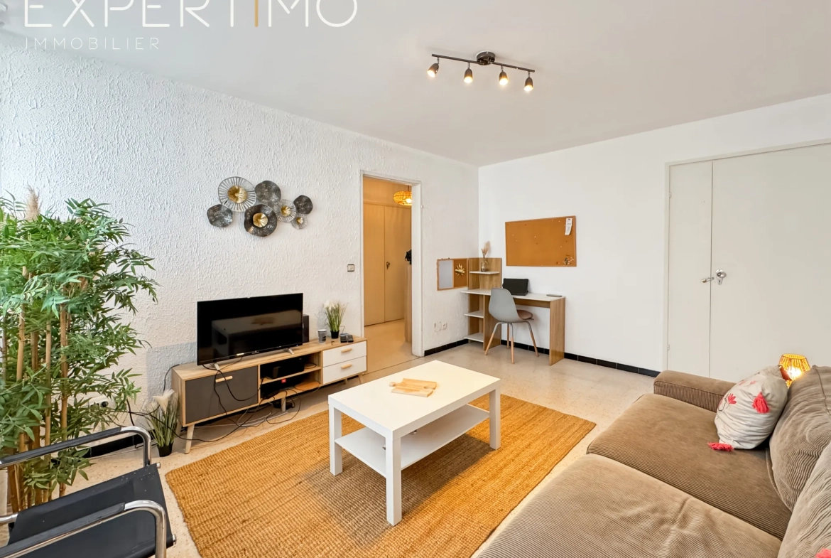 Appartement T2 à Montpellier de 47,5 m² avec loggia, parking et cave 