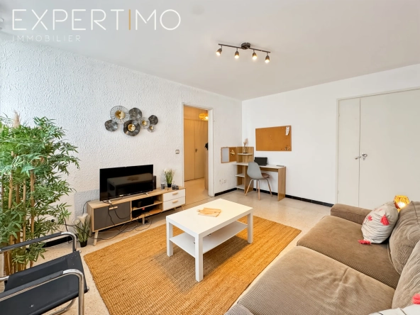Appartement T2 à Montpellier de 47,5 m² avec loggia, parking et cave