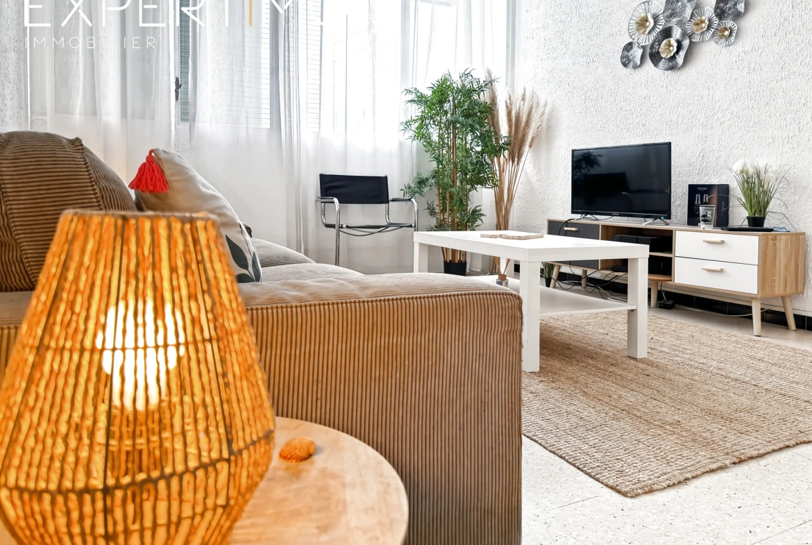 Appartement T2 à Montpellier de 47,5 m² avec loggia, parking et cave 
