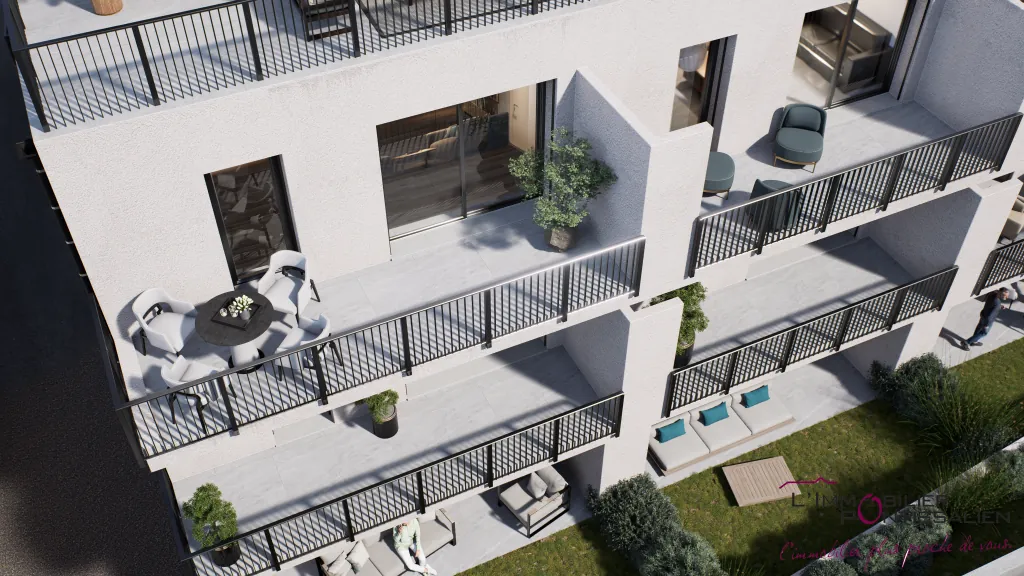 Appartement 2 pièces à Pontarlier proche Porte Saint Pierre avec terrasse 