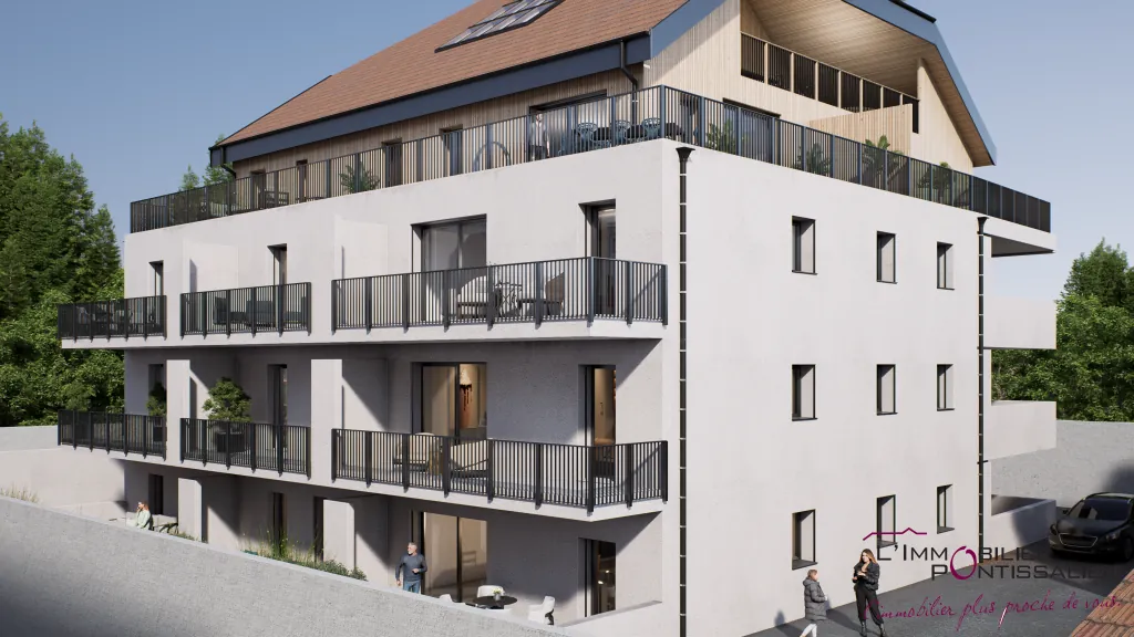 Appartement 2 pièces à Pontarlier proche Porte Saint Pierre avec terrasse 