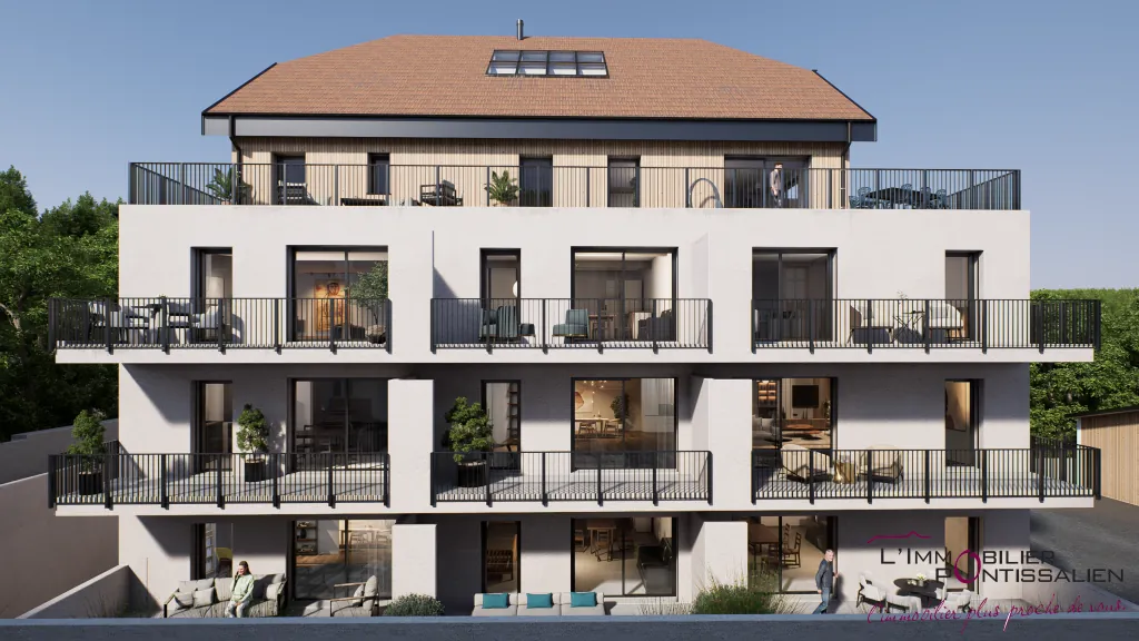 Appartement 2 pièces à Pontarlier proche Porte Saint Pierre avec terrasse 