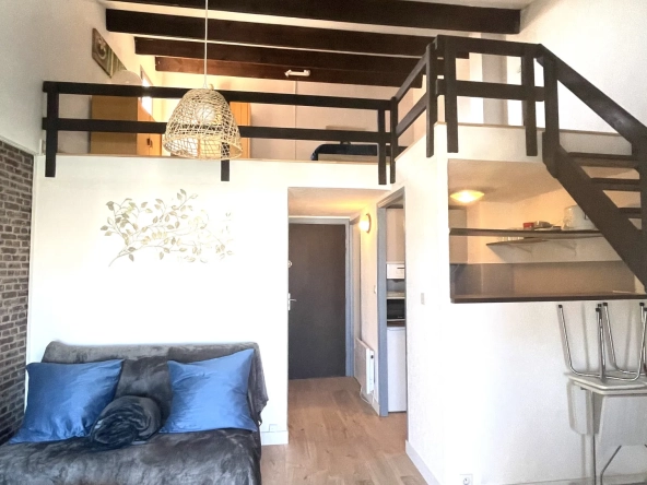 Appartement T3 avec mezzanine et vue sur le canal au Cap d'Agde