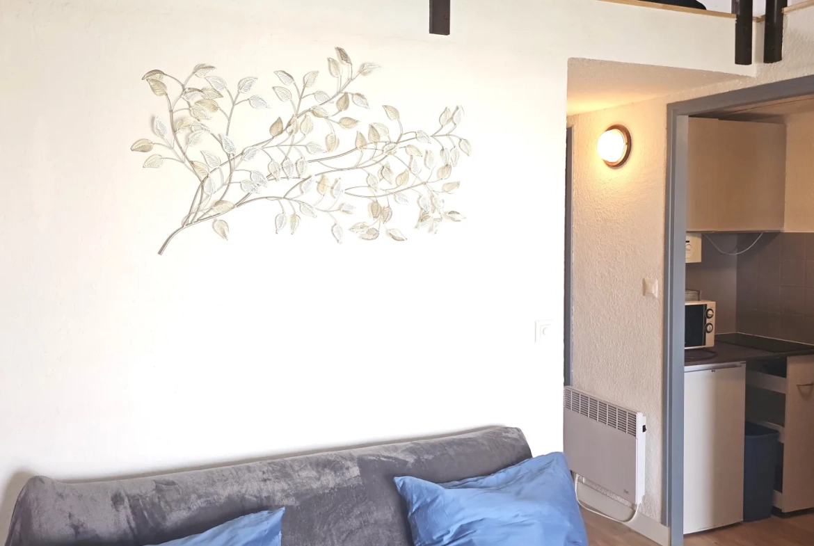 Appartement T3 avec mezzanine et vue sur le canal au Cap d'Agde 