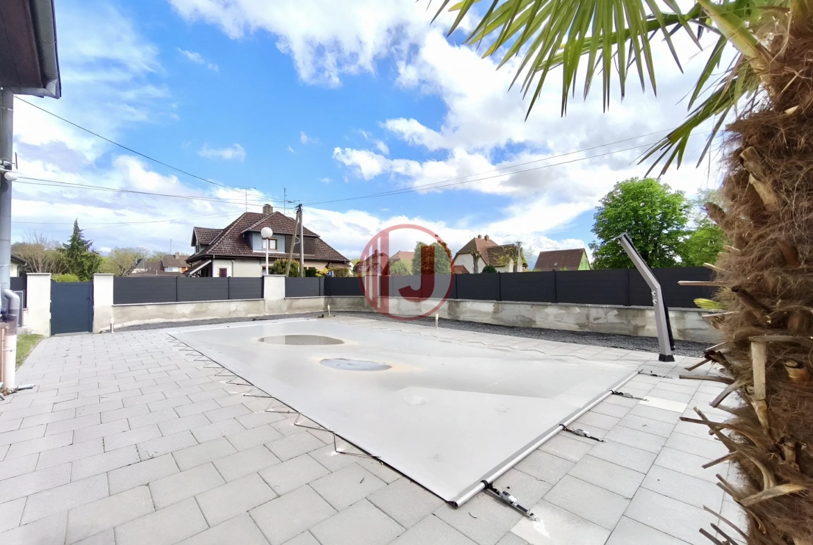 Magnifique maison avec piscine et jacuzzi à Wittenheim – Opportunité rare 