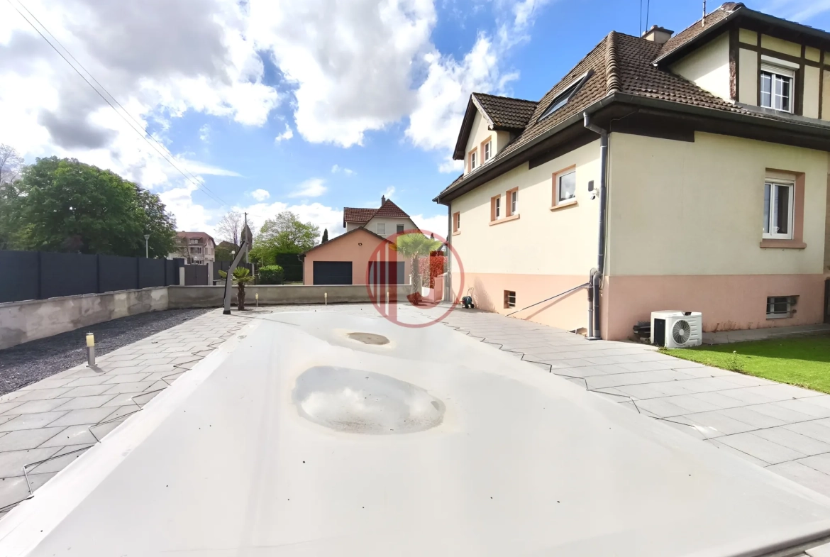 Magnifique maison avec piscine et jacuzzi à Wittenheim – Opportunité rare 