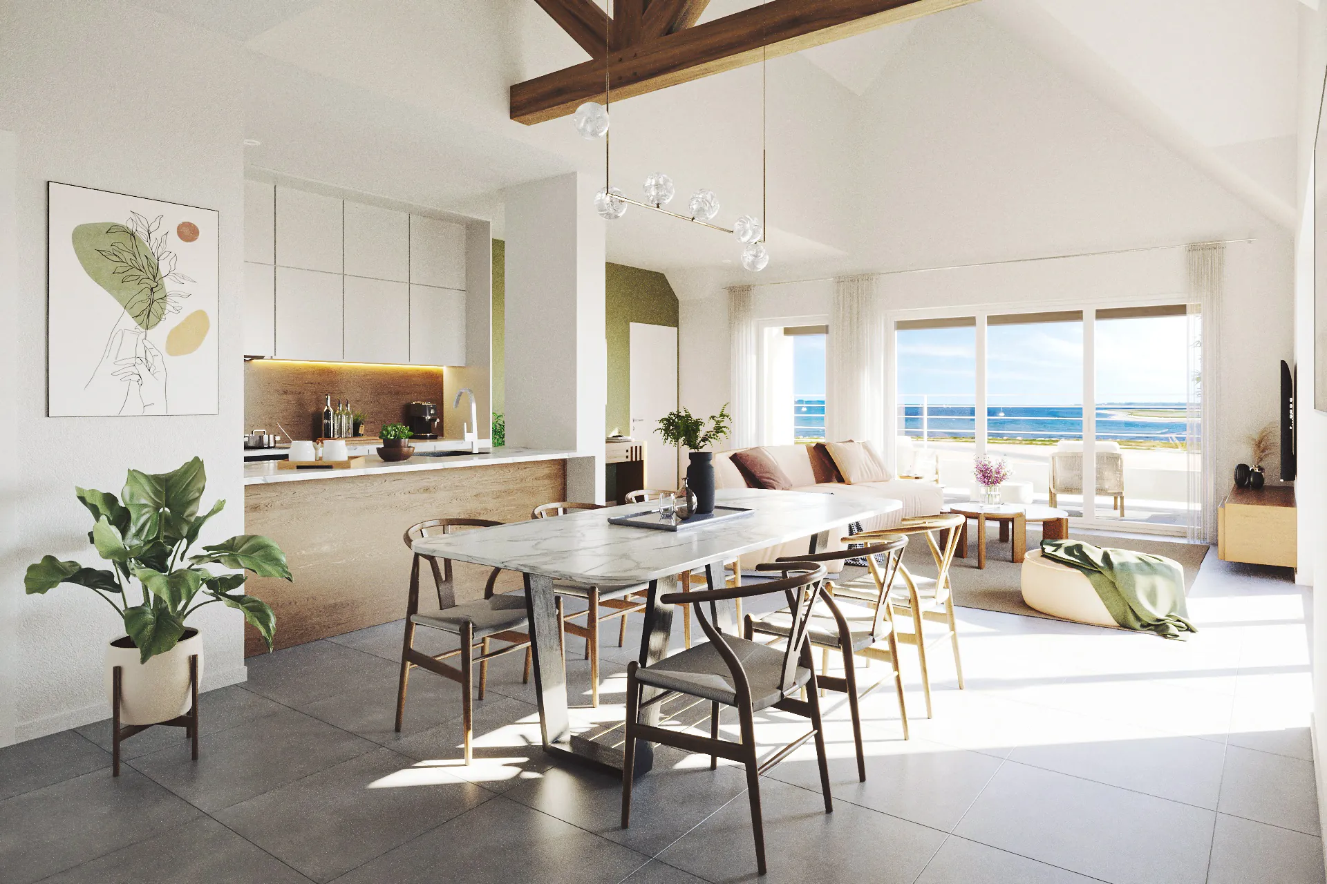 Appartements neufs face mer à Perros-Guirec, T2 et studios en promotion 