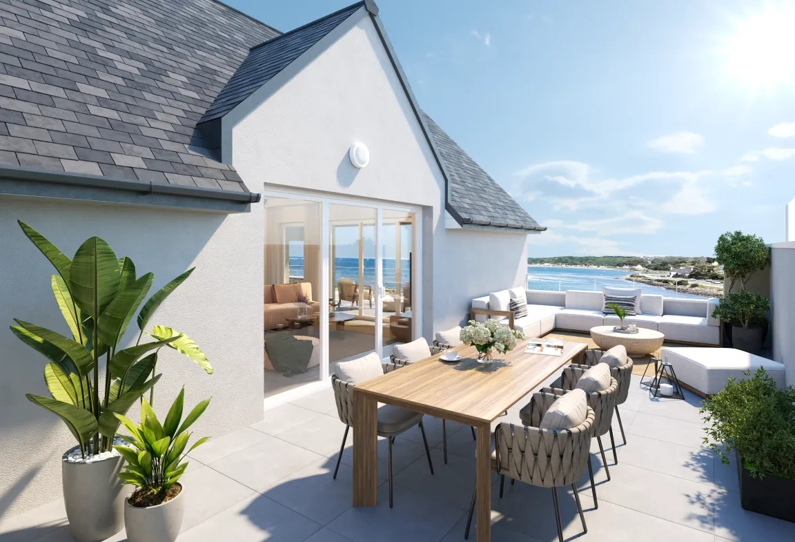 Appartements neufs face mer à Perros-Guirec, T2 et studios en promotion 