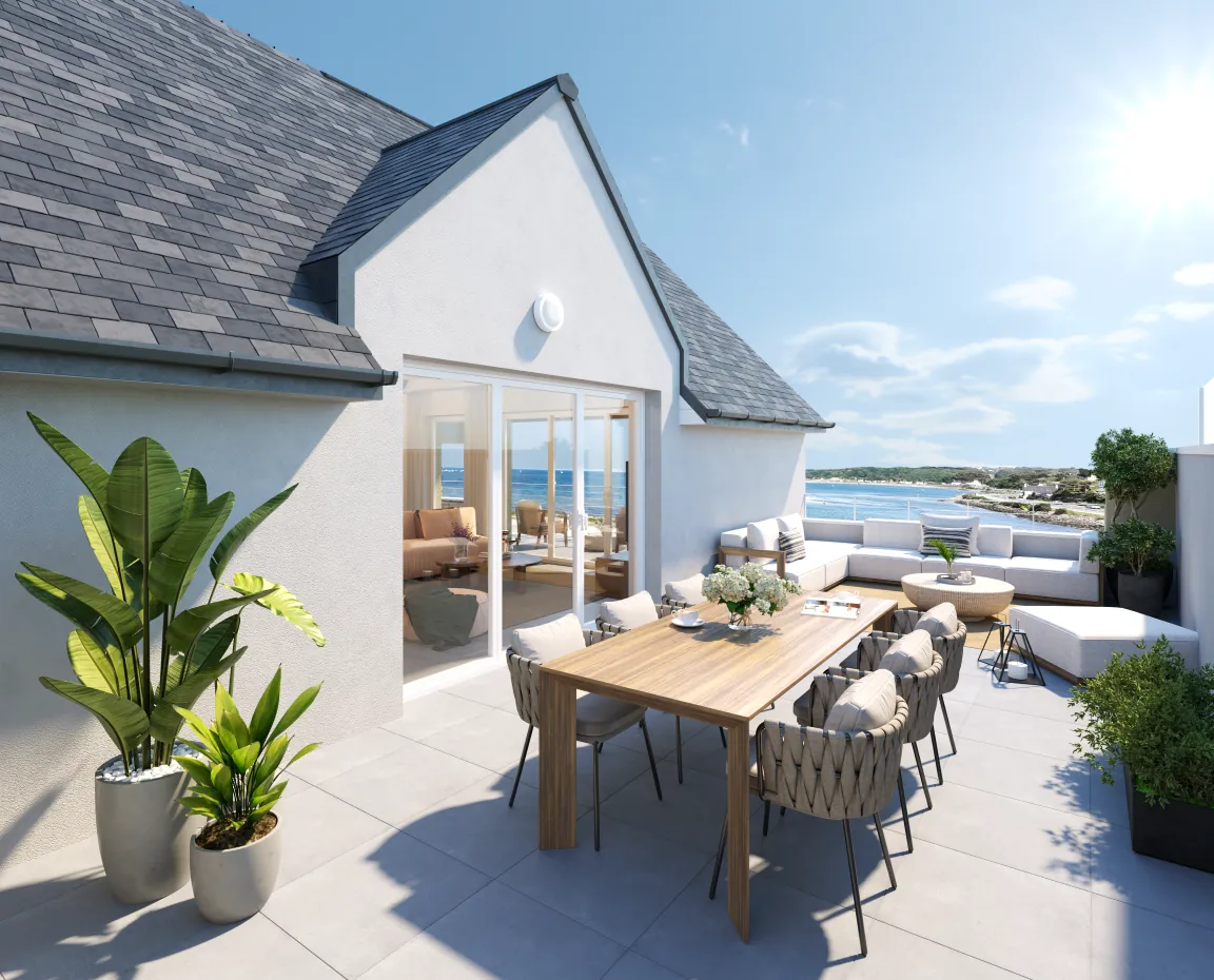 Appartements neufs face mer à Perros-Guirec, T2 et studios en promotion 