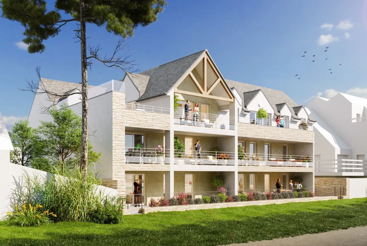 Appartements neufs face mer à Perros-Guirec, T2 et studios en promotion 