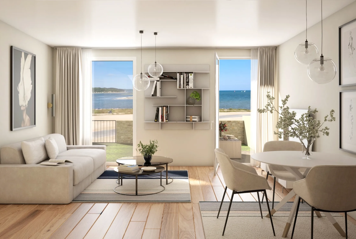 Appartements neufs face mer à Perros-Guirec, T2 et studios en promotion 