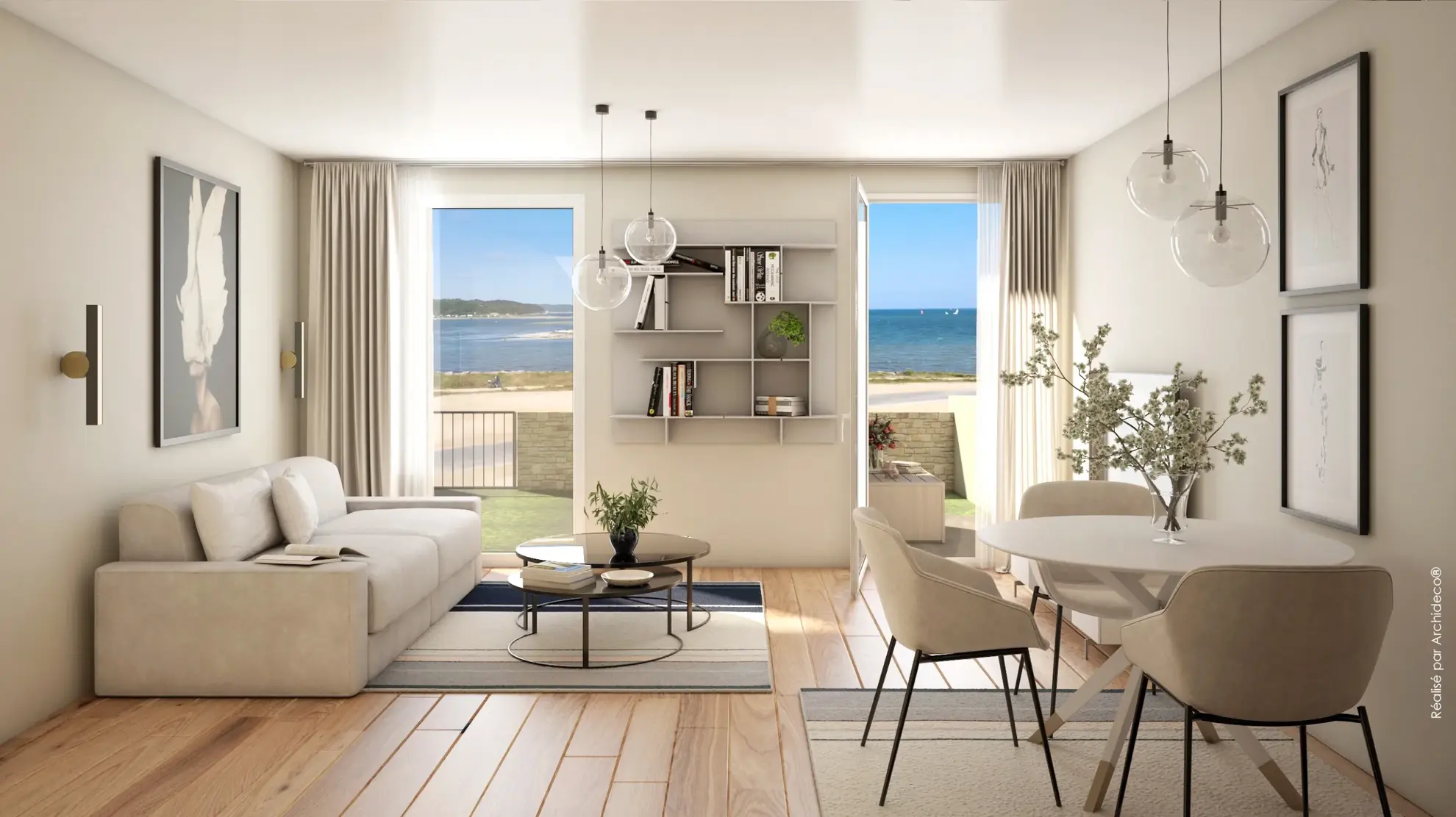 Appartements neufs face mer à Perros-Guirec, T2 et studios en promotion 