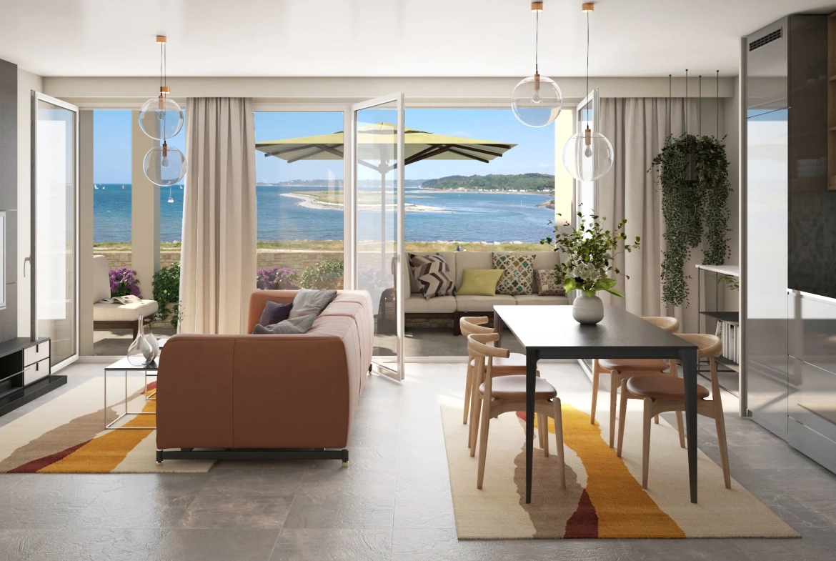 Appartements neufs face mer à Perros-Guirec, T2 et studios en promotion 