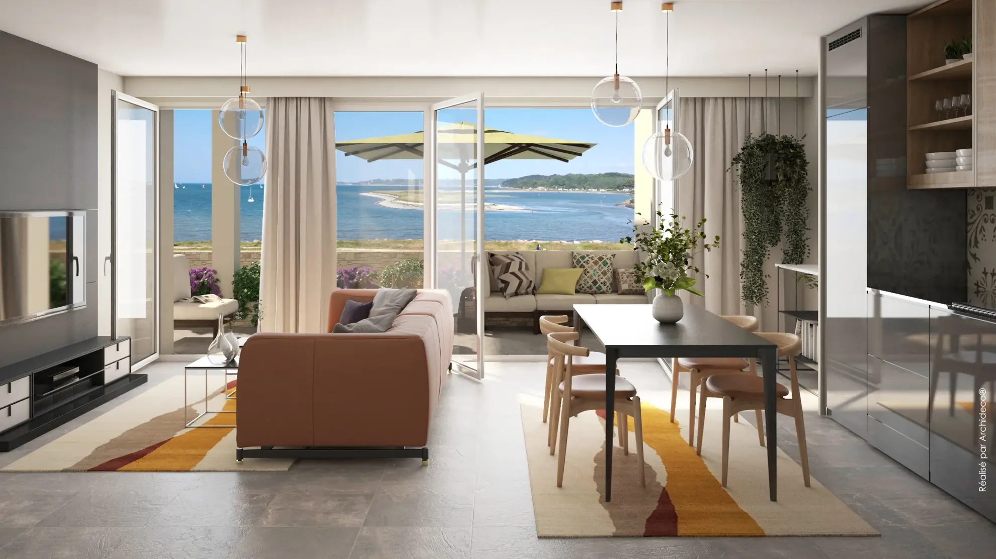 Appartements neufs face mer à Perros-Guirec, T2 et studios en promotion 