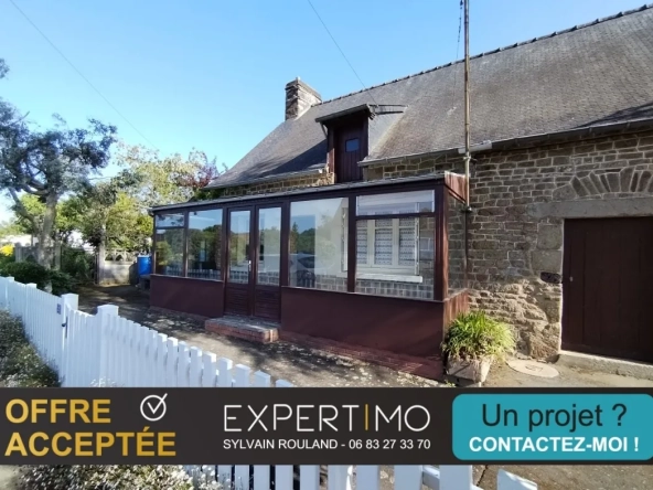 Maison à rénover de 48 m² avec grand terrain à Romagné